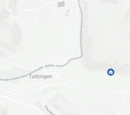 Kartenausschnitt von Tuttlingen mit markierten ONMAKLER-Objekten.