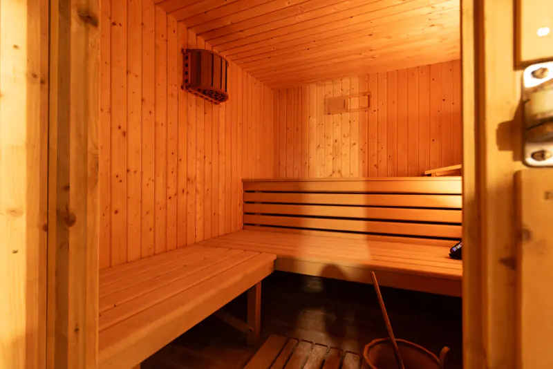 Sauna im Untergeschoss