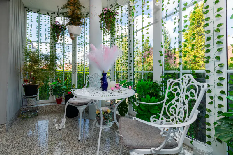 Wintergarten im Erdgeschoss